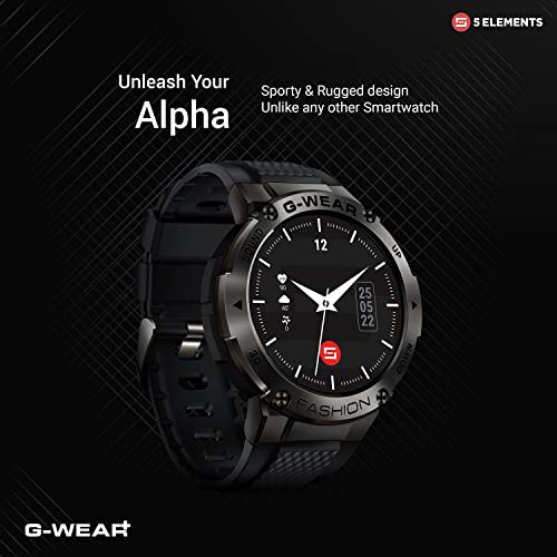 5Elements G-WEAR+ Fashion BT Calling Smartwatch Sport 1.32Inch UltraHD TrueView Display 750 Nits 360*360 Pixels 24/7 HR Monitor Voice assist 10Day Battery Built in Games Hindi Language - Image 8