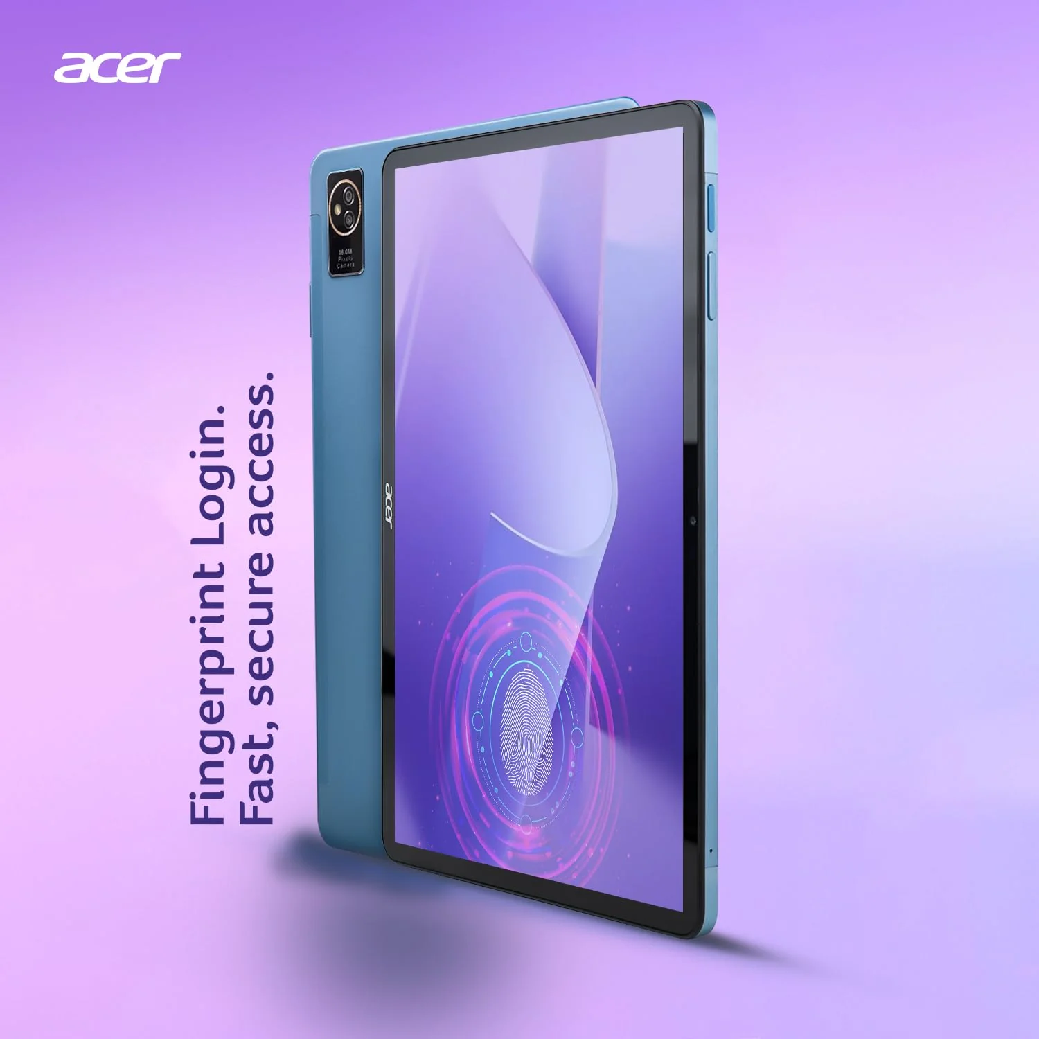 Acer Iconia Tab iM11-12M | 11.45” 60 Hz IPS Display, 450 nits, 8GB RAM + 256GB storage, 16MP Rear + 8MP Front Camera,Fingerprint Reader,Wi-Fi + 4G LTE(Calling), Android 14,BT 5.2, Slim Metal Body,Blue - Image 7
