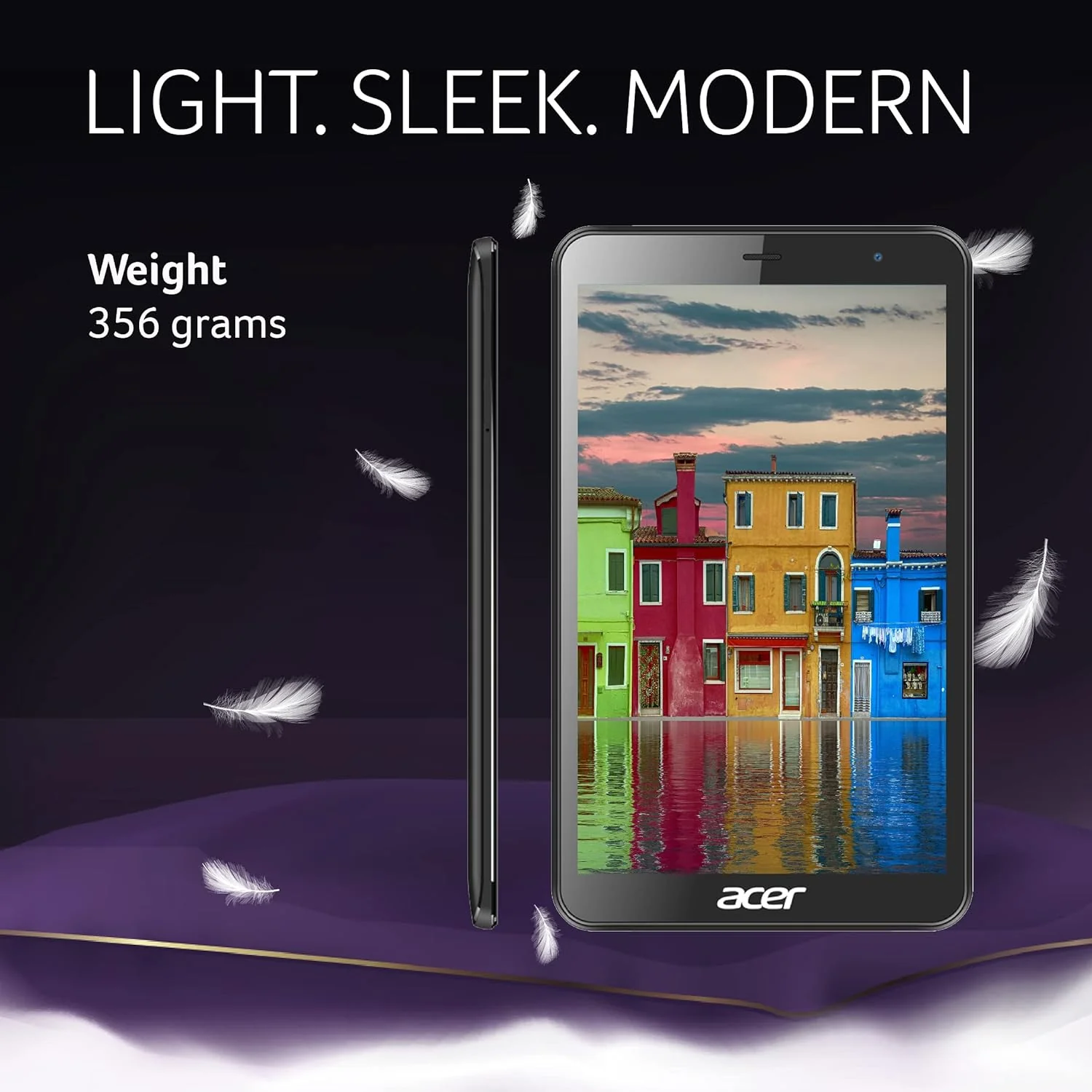 Acer one T4-82L (20.32 cm) 8 Inch Bluetooth Tablet with 3GB RAM and 32 GB EMMC, 4G LTE, Black - Image 10