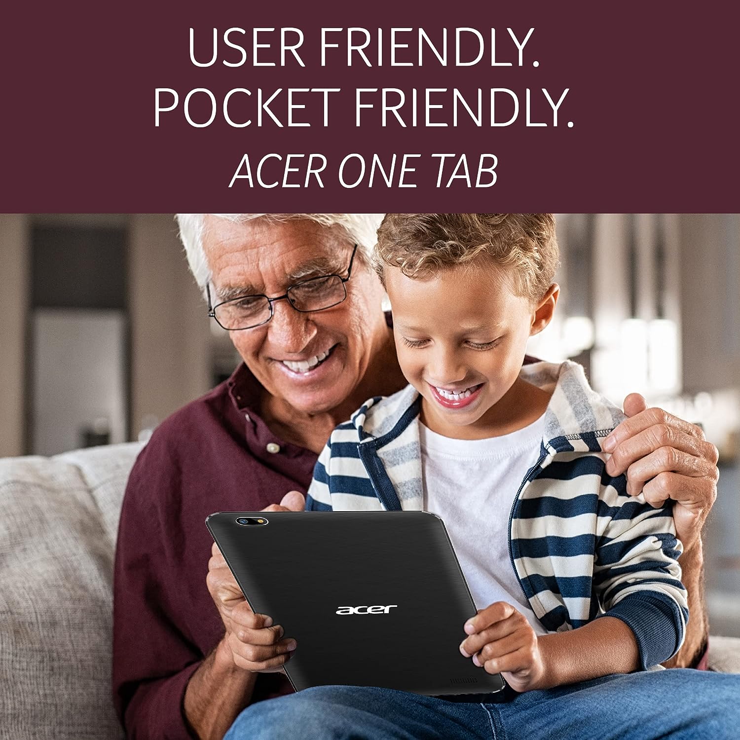 Acer one T4-82L (20.32 cm) 8 Inch Bluetooth Tablet with 3GB RAM and 32 GB EMMC, 4G LTE, Black - Image 4