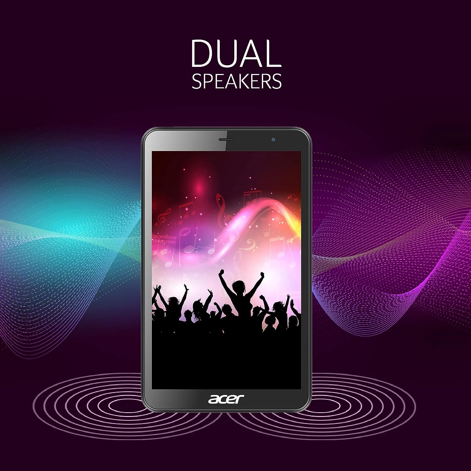 Acer one T4-82L (20.32 cm) 8 Inch Bluetooth Tablet with 3GB RAM and 32 GB EMMC, 4G LTE, Black - Image 5