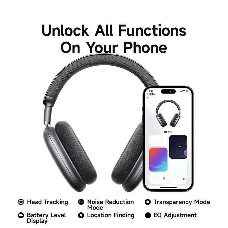 AltaX One Flagship Wireless ANC Over-Ear Headphones with Mic | Industry Leading 80H Battery, 40dB ANC, Titanium Drivers, Spatial Audio, HiFi Lossless Sound, Low Latency, Stereo Bass, Multi-Point Bluetooth Headset - Image 3