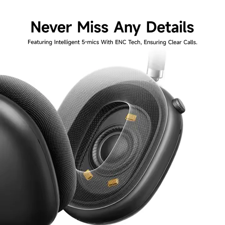 AltaX One Flagship Wireless ANC Over-Ear Headphones with Mic | Industry Leading 80H Battery, 40dB ANC, Titanium Drivers, Spatial Audio, HiFi Lossless Sound, Low Latency, Stereo Bass, Multi-Point Bluetooth Headset - Image 8