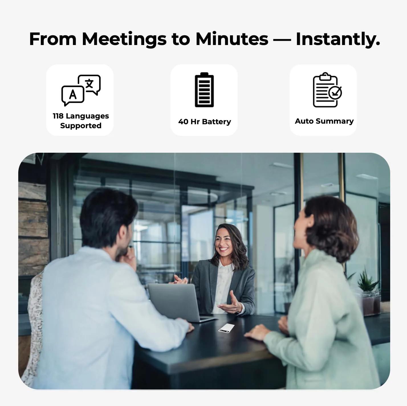 AltaX ThinkNote AI Voice Recorder for Meetings, Calls & Lectures | ChatGPT Powered Instant Transcription, Auto Summary & Mind Maps | 118 Language Support | All-Metal Design w/Case | 64GB (BRAND NEW/SEALED) - Image 6