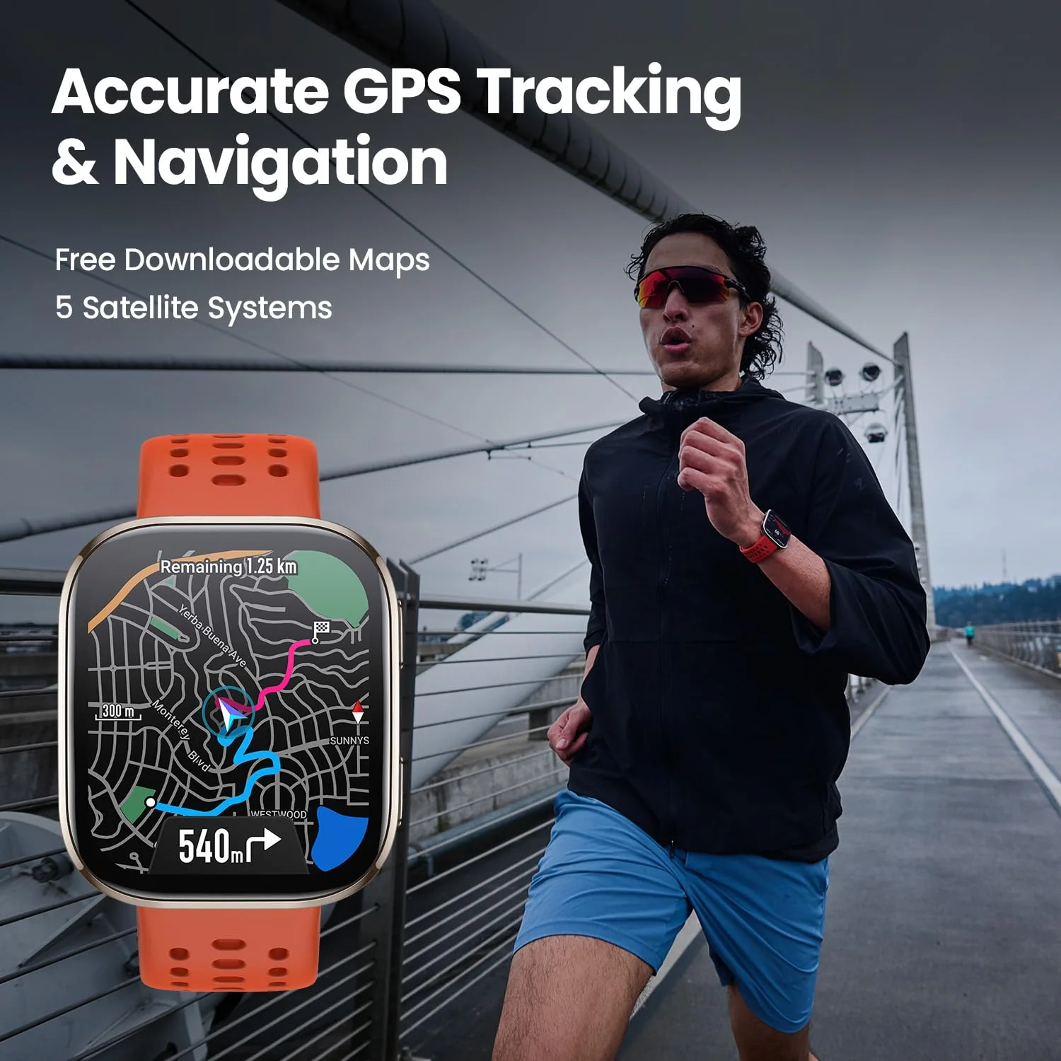 Amazfit Bip 6 Smart Watch 46mm, 14 Day Battery, 1.97" AMOLED Display, GPS & Free Maps, AI, Bluetooth Call & Text, Health, Fitness & Sleep Tracker, 140+ Workout Modes, 5 ATM Water-Resistance - Image 5