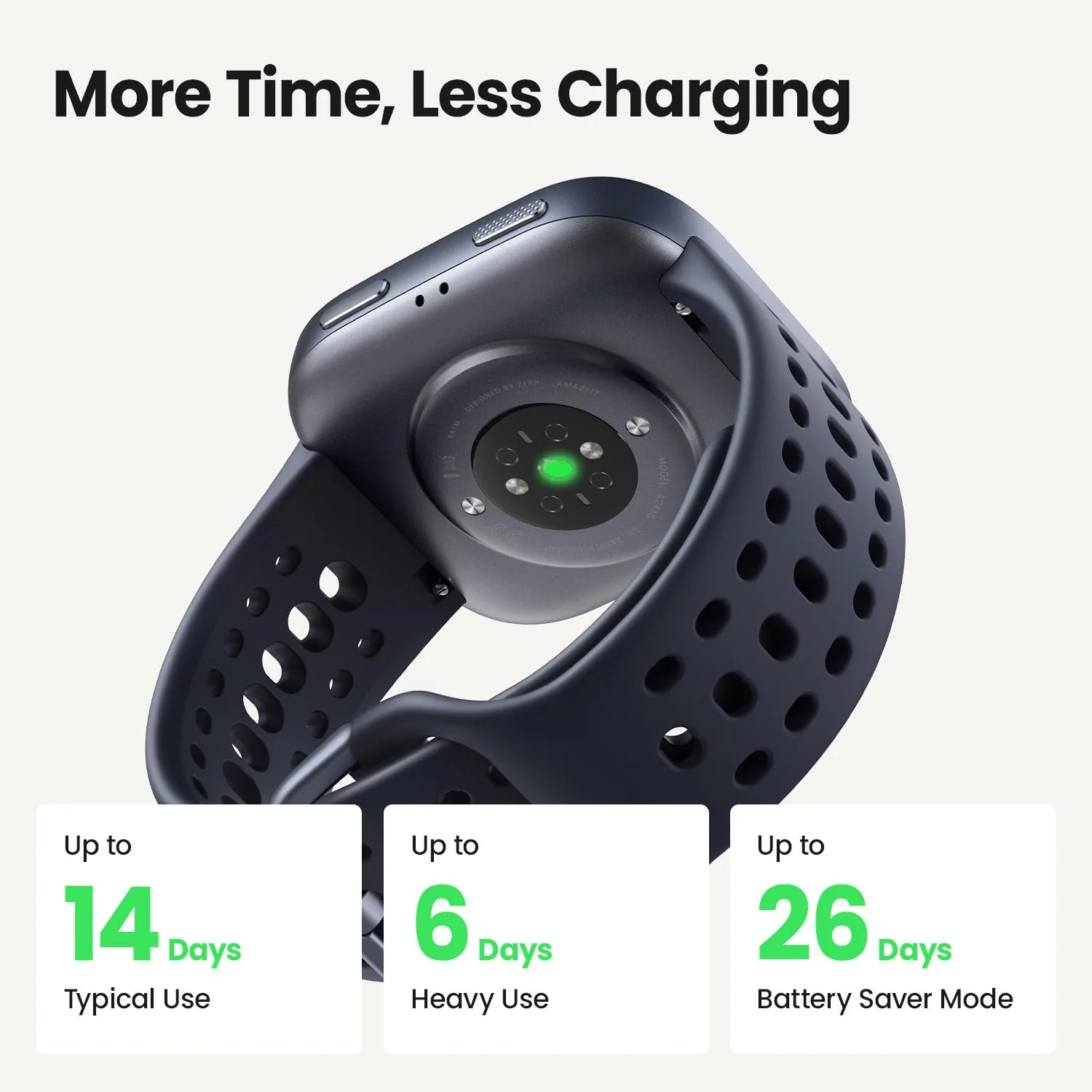 Amazfit Bip 6 Smart Watch 46mm, 14 Day Battery, 1.97" AMOLED Display, GPS & Free Maps, AI, Bluetooth Call & Text, Health, Fitness & Sleep Tracker, 140+ Workout Modes, 5 ATM Water-Resistance - Image 6