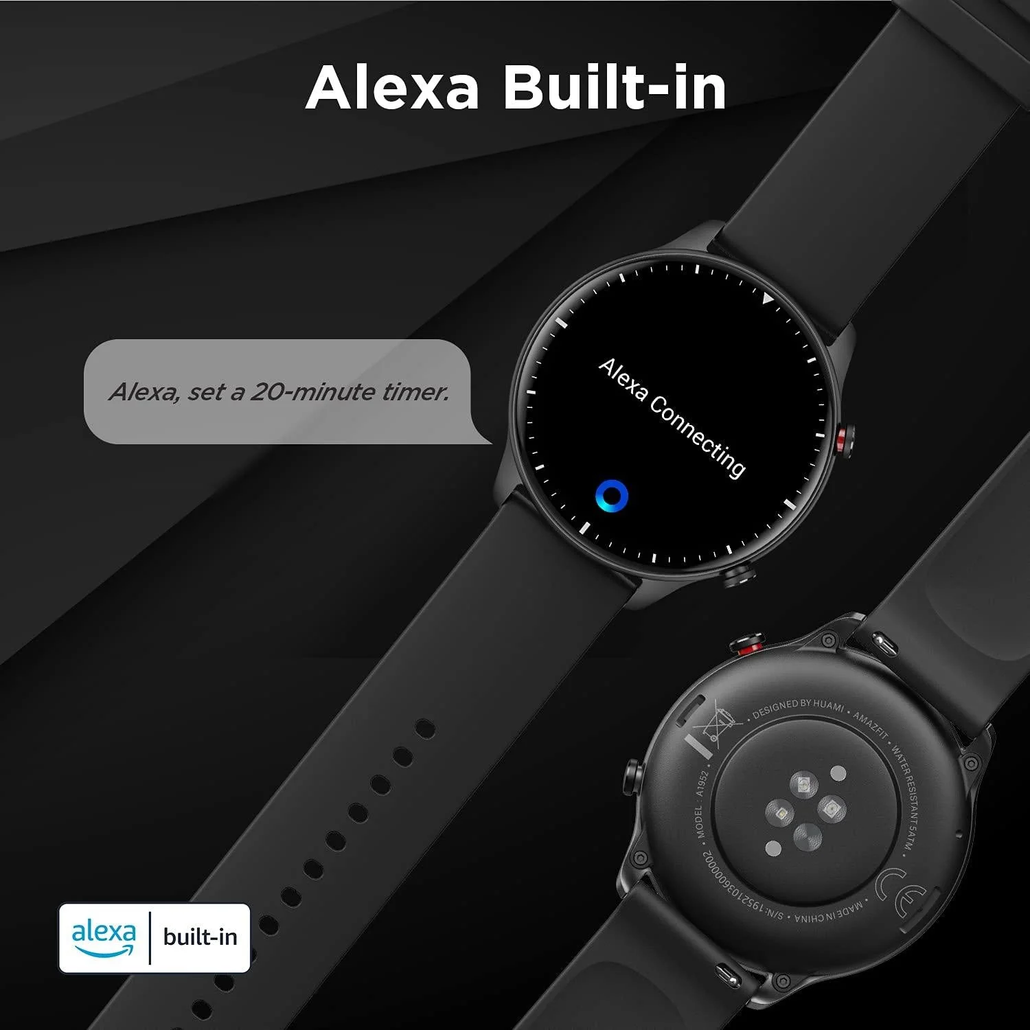 Amazfit GTR 2 Smart Watch, 1.39" AMOLED Display & Built-in GPS - Image 3