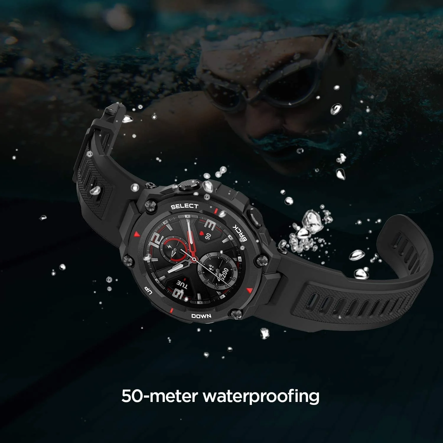 Amazfit Huami T Rex | 20 Days Battery Life, 1.3 inch AMOLED Display, Built-in GPS, 12 Military Certifications, Water Resistance, 14 Sports Modes - Image 6