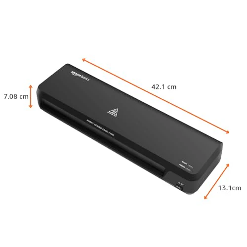 Amazon Basics Hot & Cold A3 Thermal Laminating Machine/Laminator A303 | Fast 2-Min Warm-Up | Slide-Push Button | Durable Thermostats | Dual Light Indicators | for Photos, IDs, Documents, Certificates - Image 2