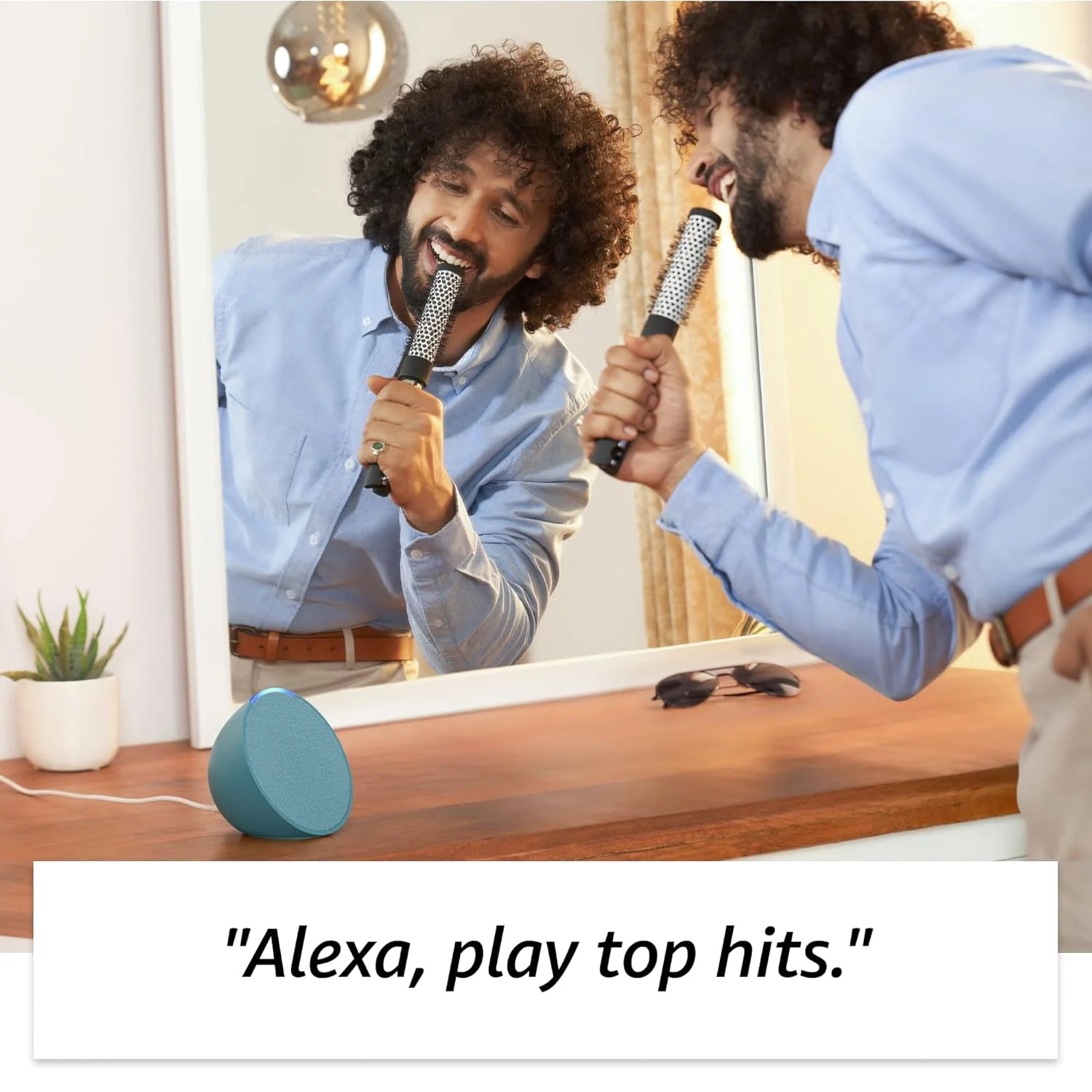 Amazon Echo Pop | Smart speaker with Alexa and Bluetooth| Full sound, balanced bass, crisp vocals - Image 3