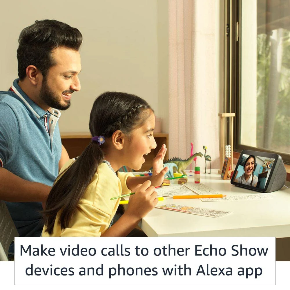 Amazon Echo Show 8 (2nd Gen) - Smart speaker with 8" HD screen, stereo sound & hands-free entertainment with Alexa (Black) - Image 3