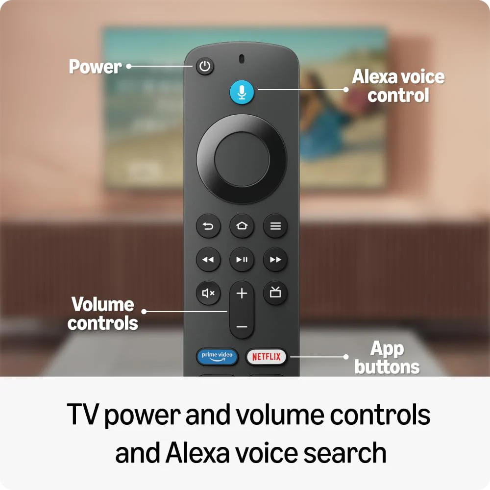 Amazon Fire TV Stick HD (newest model), Alexa Voice Remote with TV power & volume controls, full HD streaming device - Image 5