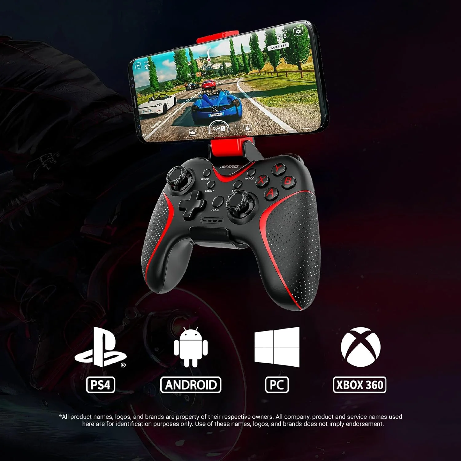 Ant Esports GP325 Wireless Gamepad, Android/Windows/macOS/Switch, Bluetooth Mobile Gaming Controller Gamepad for XBox Cloud Gaming and PS - Image 2