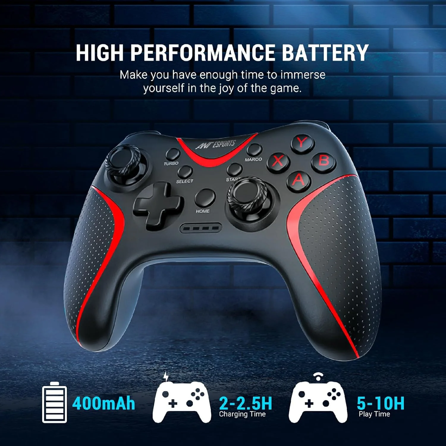 Ant Esports GP325 Wireless Gamepad, Android/Windows/macOS/Switch, Bluetooth Mobile Gaming Controller Gamepad for XBox Cloud Gaming and PS - Image 4