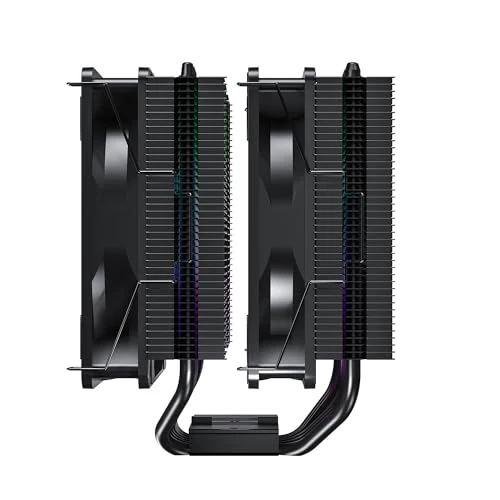 Ant Esports ICE C621 CPU Cooler/CPU Fan with ARGB LED PWM Dual Fans - Black | All Black, Direct Contact Technology & 4 Heat Pipes | Support Intel LGA 1700 / 115X / 1200/1366 & AMD AM5 / AM4 - Image 8