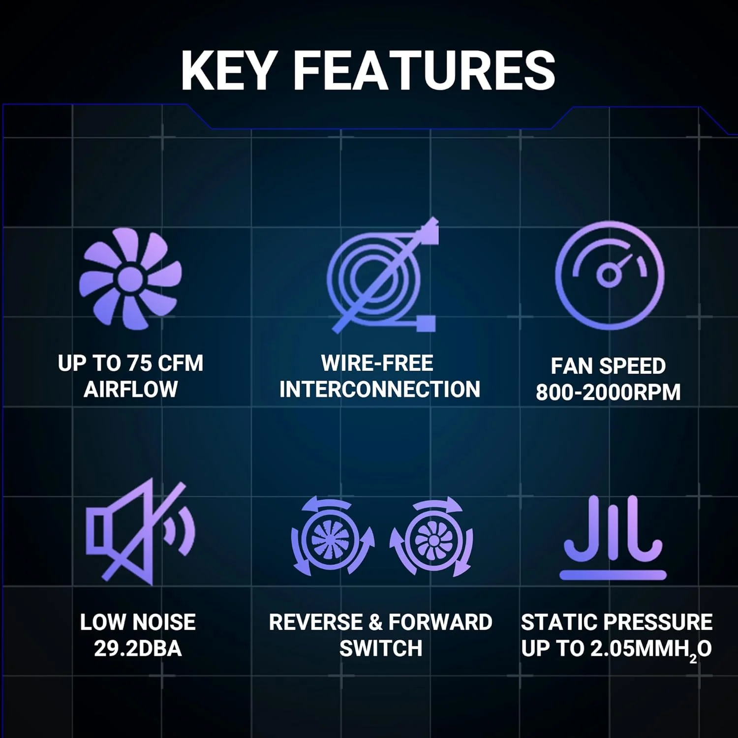 Ant Esports QuartzFlow 3-In-1 120mm ARGB Stackable Case Fan Kit with Forward/Reverse Switch and Wire Free Daisy Chain - Black - Image 8