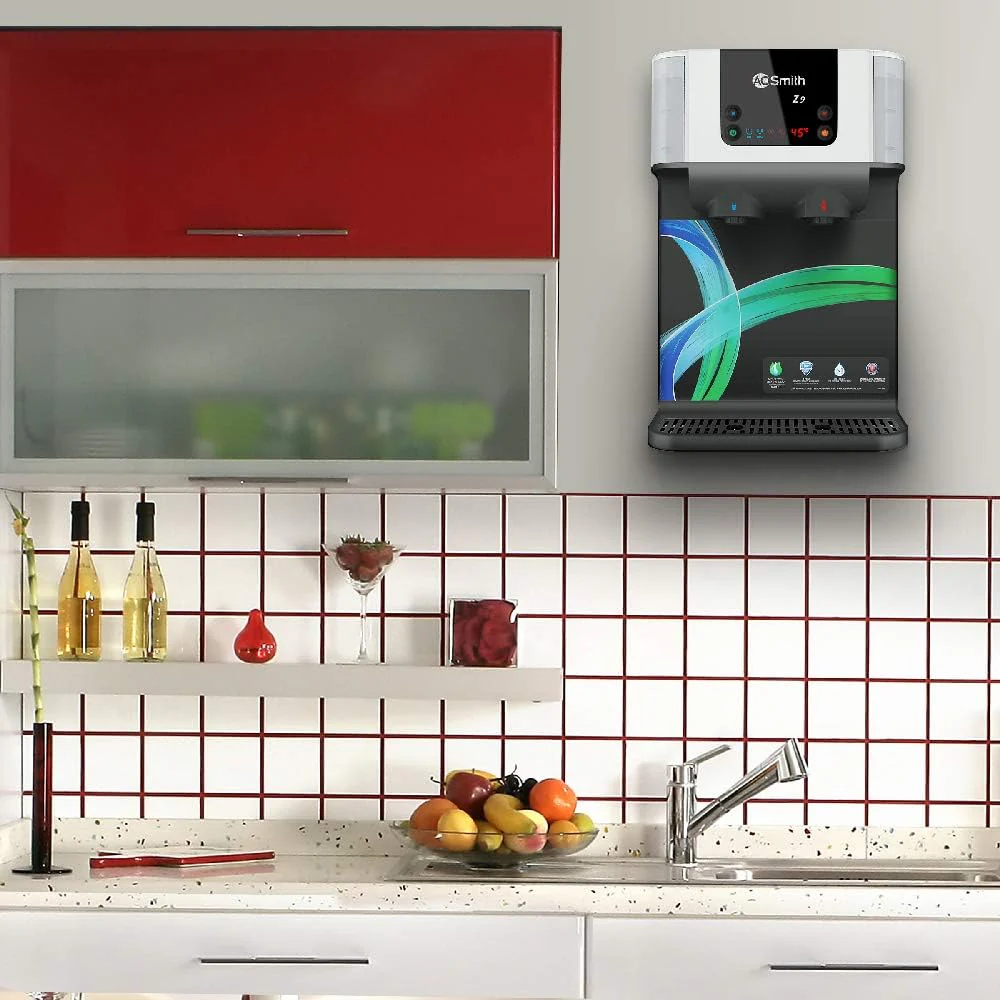AO Smith Z9 Instant Hot+Ambient Water Purifier for Home with MIN-TECH | 10L Storage | 8-Stage Purification |100% RO + SCMT (Silver Charged Membrane Tech) | 55% Water Savings - Image 5