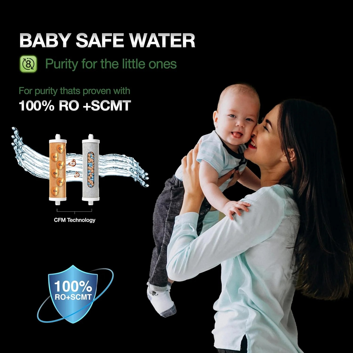 AO Smith Z9 Pro Instant Hot and Ambient Purifier RO+SCMT+Copper+Alkaline+Mintech| Hot Water in Stainless Steel Tank | Save upto 55% Water | 10L Storage | 8-Stage Purification | Water Purifier for Home - Image 5