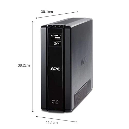 APC Back-UPS Pro BR1500G-IN, 1500VA / 865W, 230V UPS System, High-Performance Premium Power Backup & Protection for Home Office, Desktop PC, Gaming Console & Home Electronics - Image 3