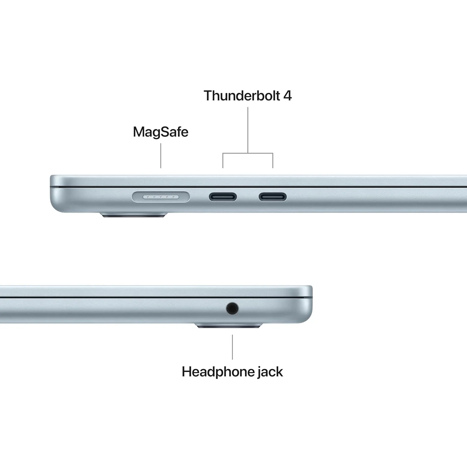 Apple 2025 MacBook Air (15-inch, Apple M4 chip with 10-core CPU and 10-core GPU, 16GB Unified Memory, 256GB) - Sky Blue - Image 5