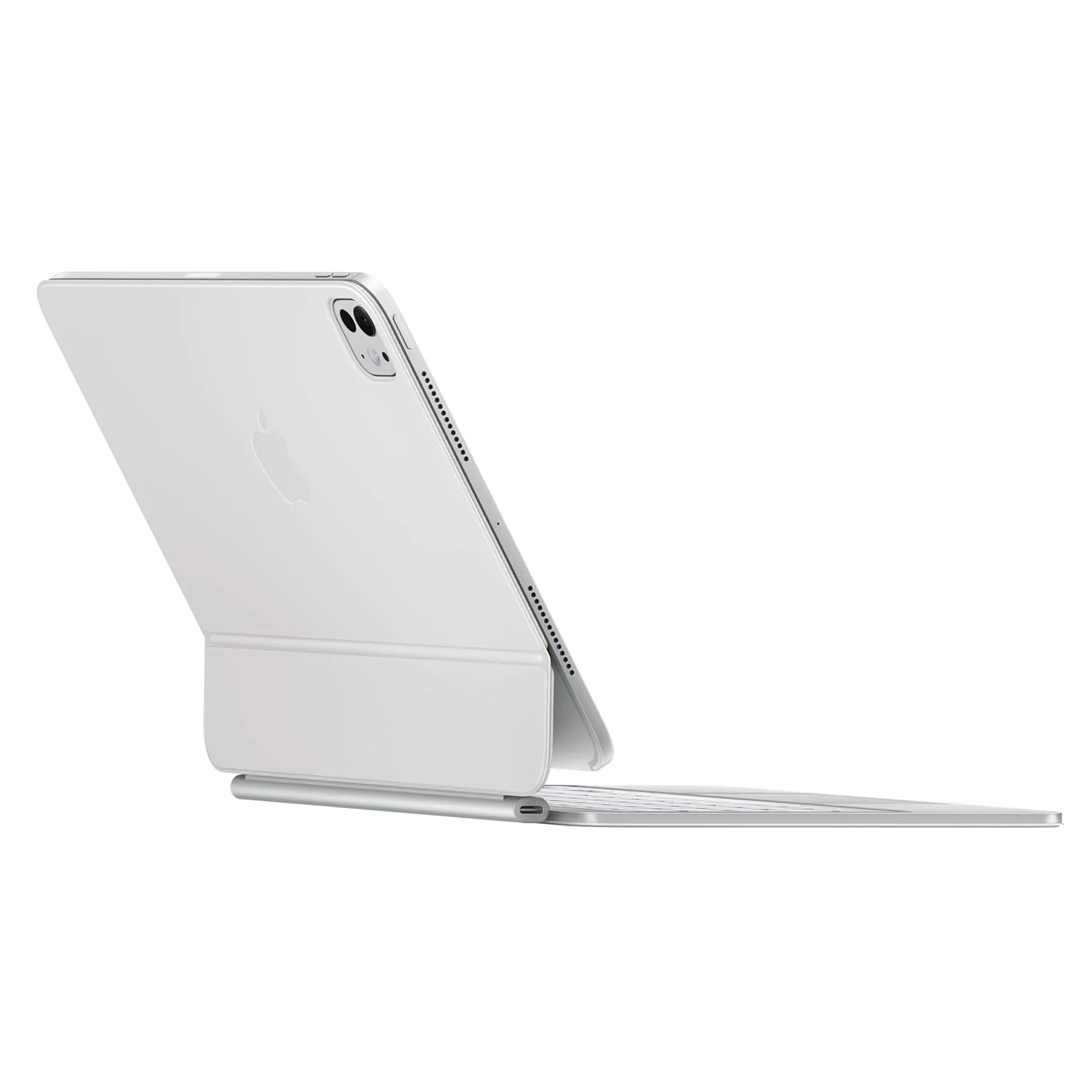 Apple iPad Magic Keyboard Case for iPad Pro 11″ (M4), Great Typing Experience, Built-in trackpad, Function Row, US English — White (MWR03HN/A) - Image 3