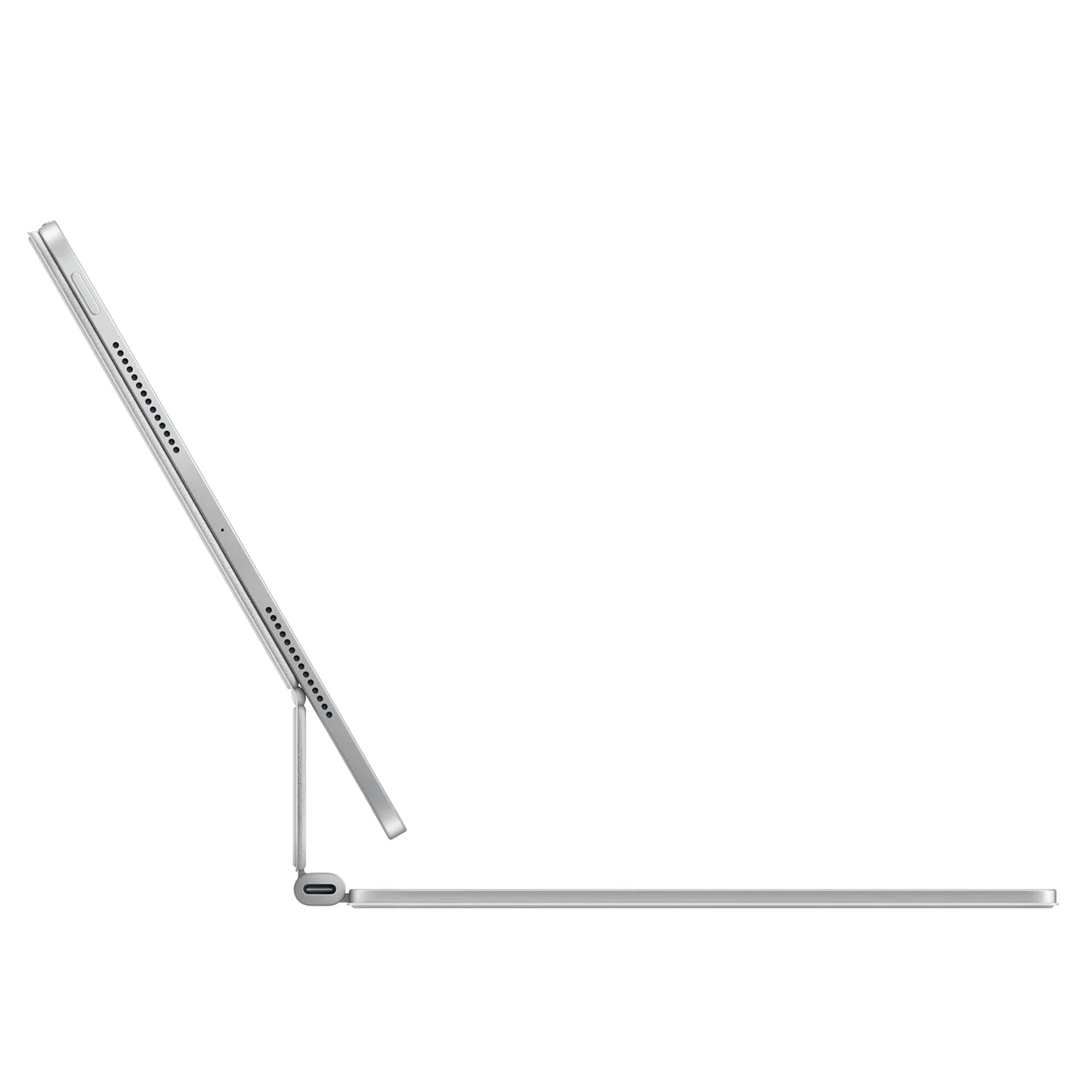 Apple iPad Magic Keyboard Case for iPad Pro 11″ (M4), Great Typing Experience, Built-in trackpad, Function Row, US English — White (MWR03HN/A) - Image 5