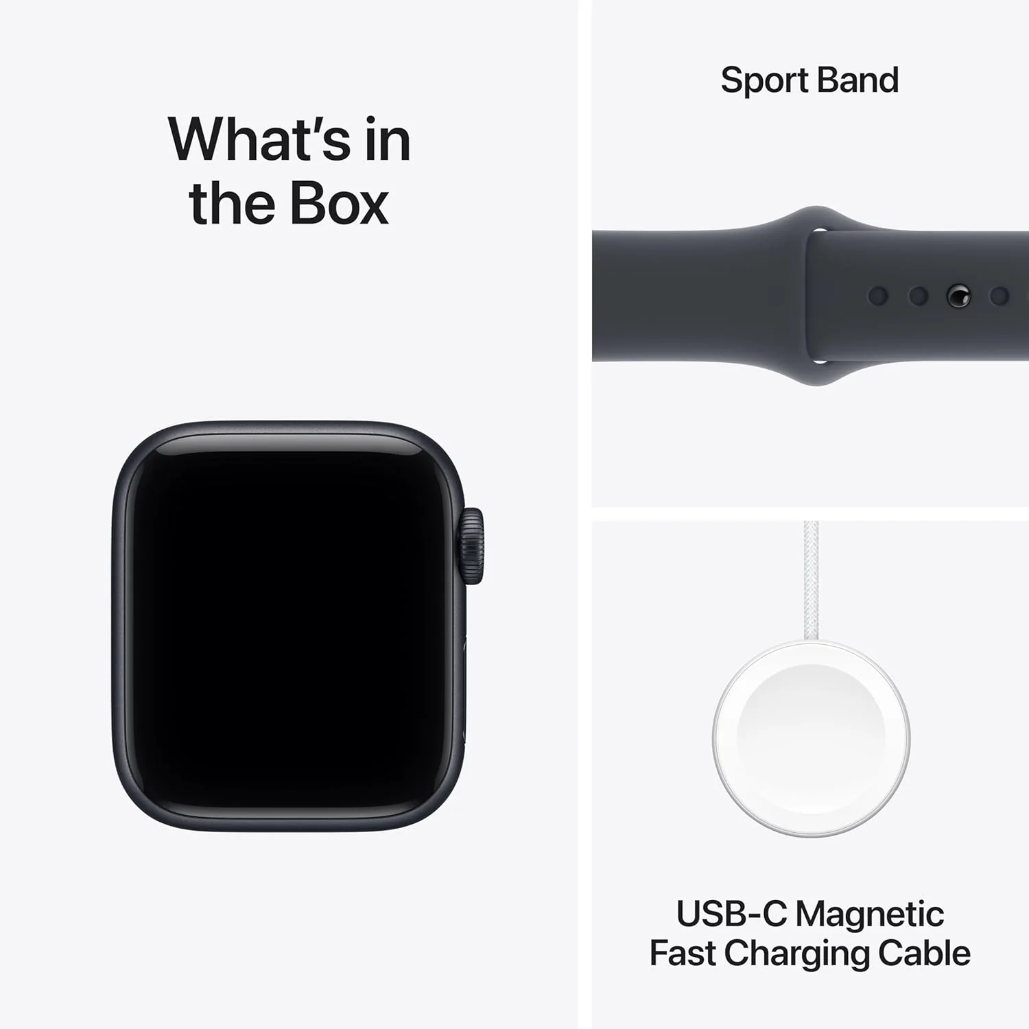Apple Watch SE 3 GPS 44mm Starlight Aluminium Case with Starlight Sport Band - M/L - Image 6