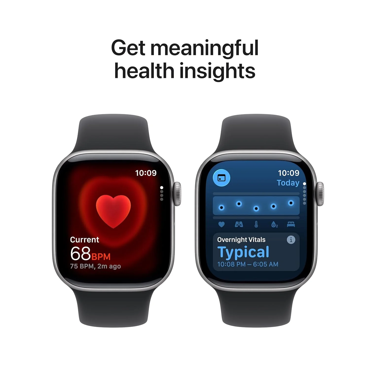 Apple Watch Series 11 GPS Space Grey Aluminium Case with Black Sport Band - M/L - Image 4