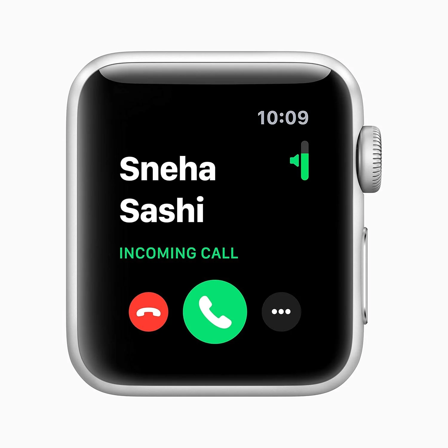 Apple Watch Series 3 (GPS, 38mm) - Silver Aluminium Case with White Sport Band - Image 3