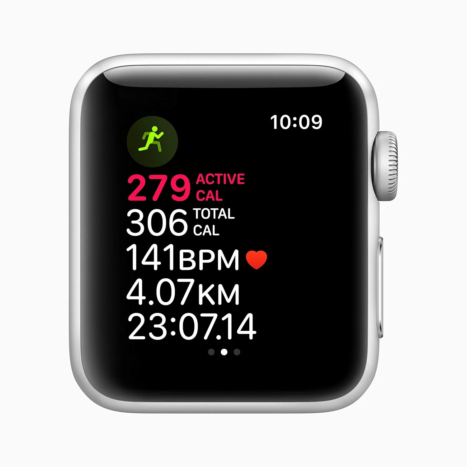 Apple Watch Series 3 (GPS, 38mm) - Silver Aluminium Case with White Sport Band - Image 4