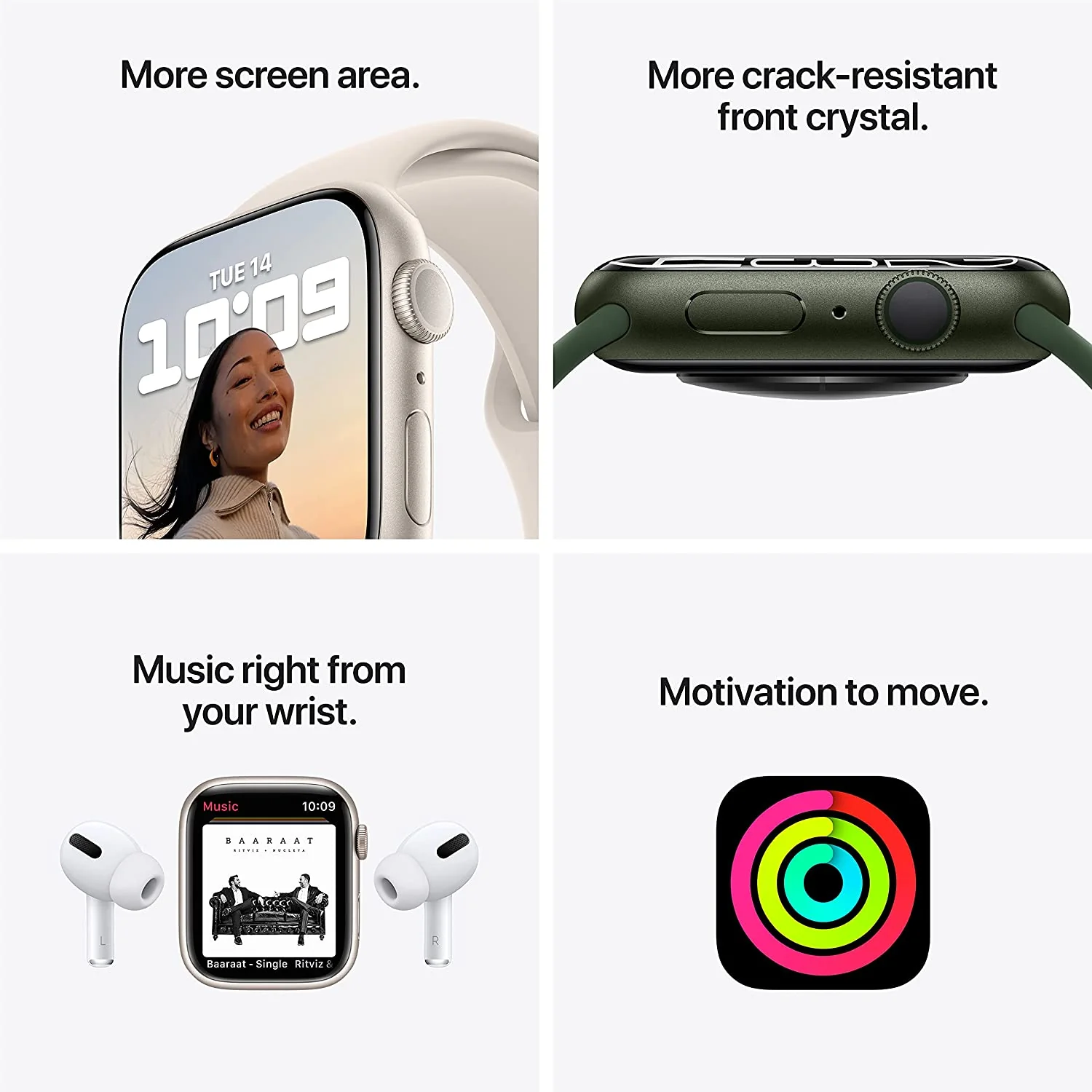 Apple Watch Series 7 (GPS, 41mm) - Aluminium Case (UNACTIVATED) - Image 5