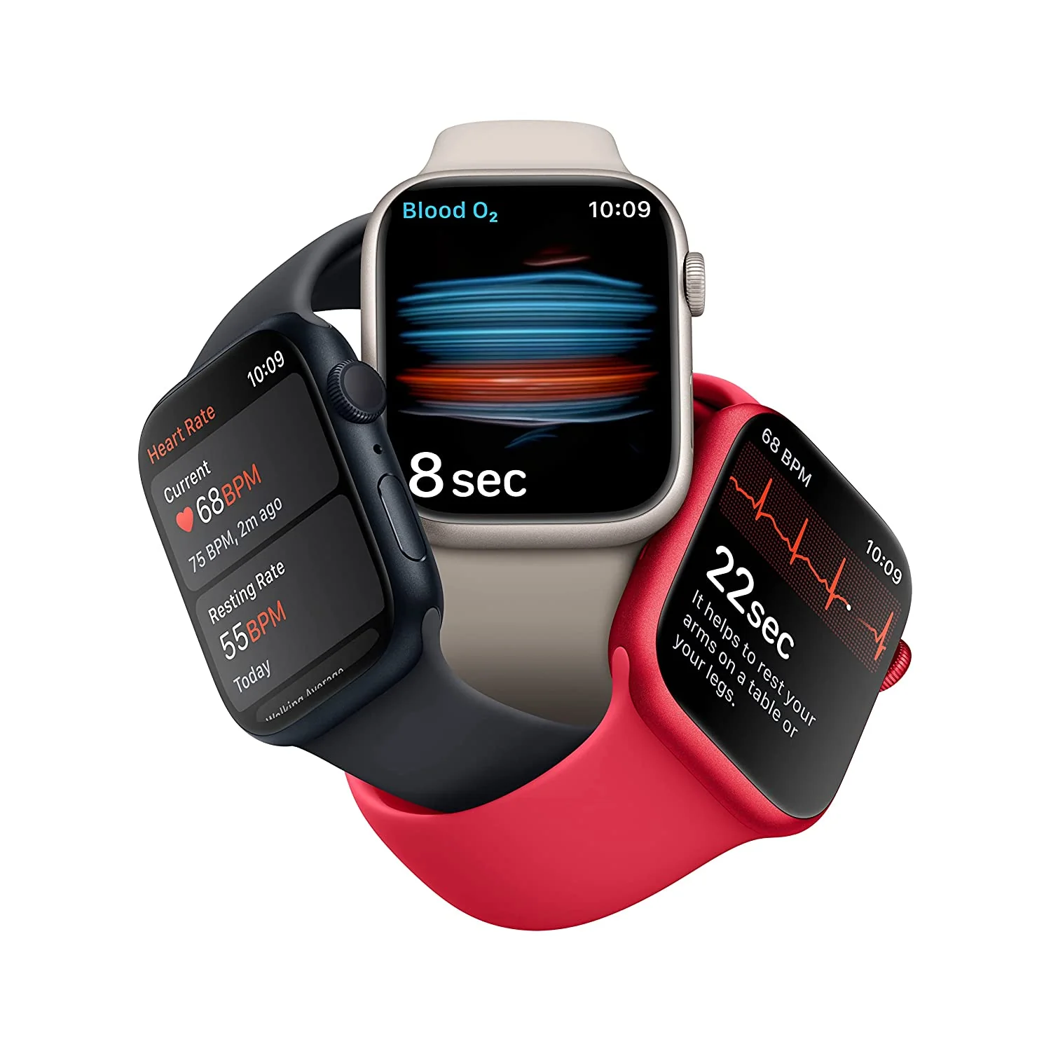 Apple Watch Series 8 Smart Watch with Aluminium Case & Sport Band | 45mm - Image 4