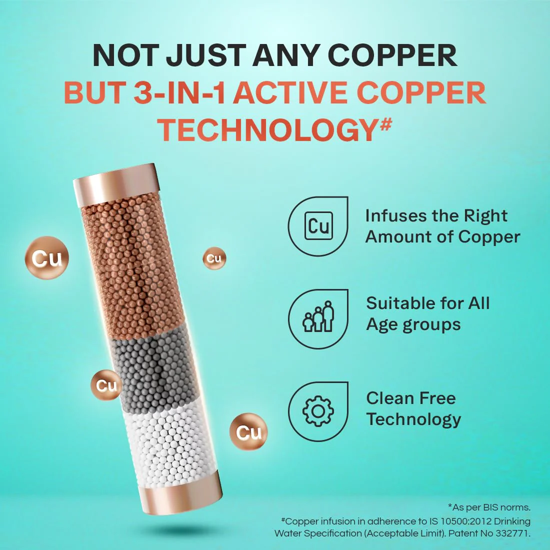 Aquaguard Marvel NXT Active Copper RO+UV+UF + 1 Free Alkaline Bottle | Up to 60% Water Savings | 10-Stage RO Water Purifier | Suitable for all Water Sources - Image 5