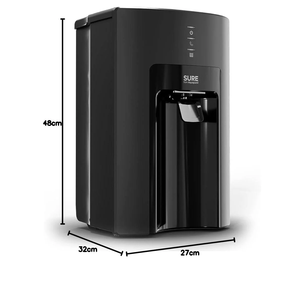 Aquaguard Sure Delight NXT UV+UF Water Purifier | Suitable for Municipal Water Only (TDS <200 ppm) | Not Suitable for Borewell/Tanker Water (TDS >200 ppm) - Image 2