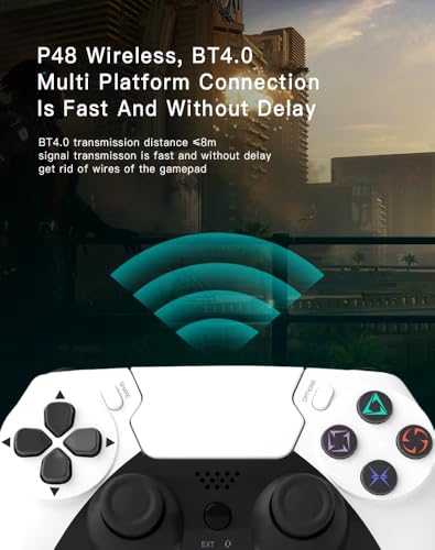 ARcNet Dualshock Wireless Controller Game Switch For PS 4 With 3.5 mm Headset Port & 6 Axis Gyro Sensor Wireless USB Controller Compatible for PS 4 Slim/PRO/Fat With Built in Speaker - Image 8