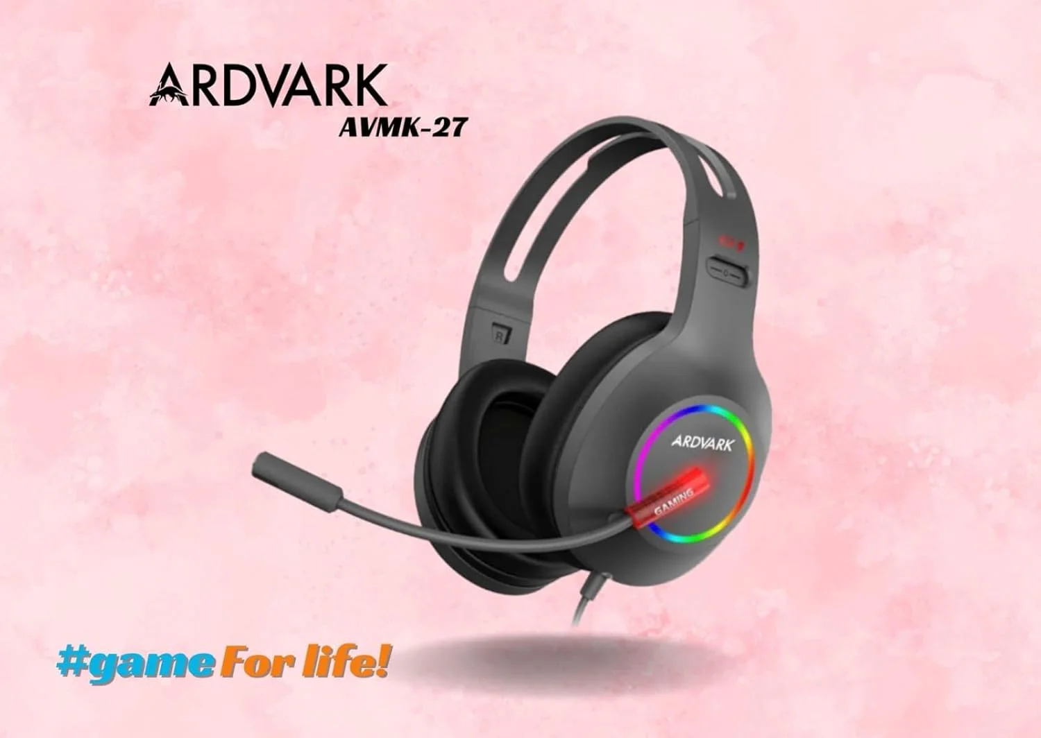ARDVARK AVMK-27, 4 in 1 Combo | Gaming Keyboard and Mouse Combo, RGB Backlit Wired Gaming Mouse and Keyboard, Mouse pad, Gaming Headset, Gamer 4 in 1 Bundle for PC PS4 PS5 and Xbox. - Image 3