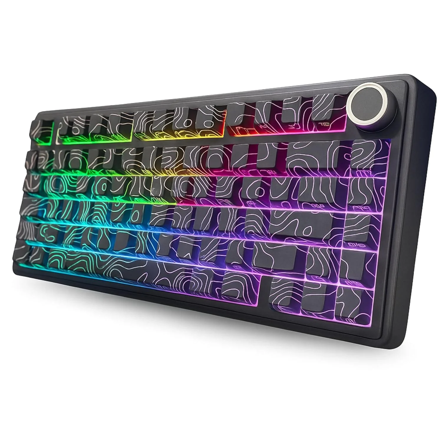Aula F75 75% Wireless Mechanical Keyboard | Hot Swappable | Pre-lubed Linear Switches | RGB Backlit | 2.4GHz/Type-C/Bluetooth Gaming Keyboard (Reaper Switch) - Image 11