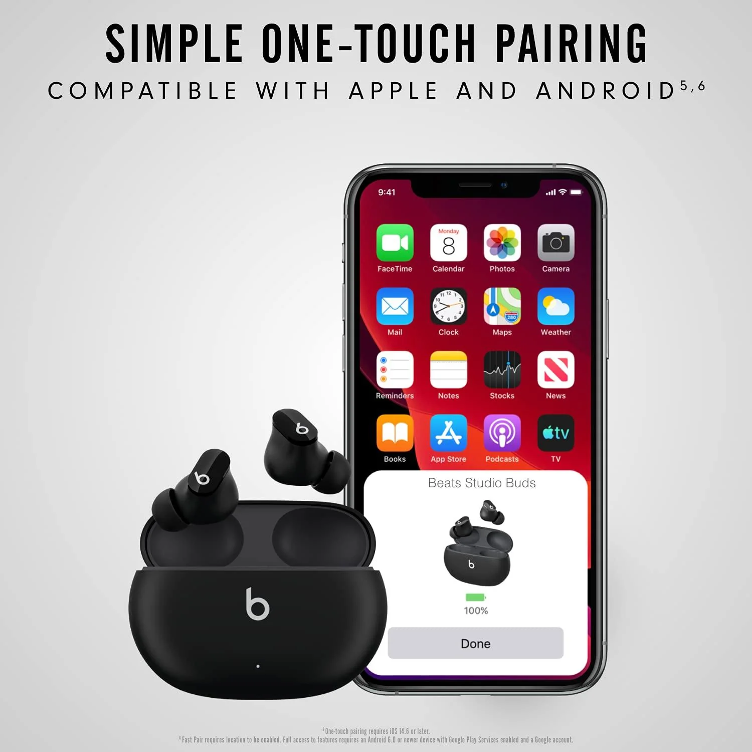 Beats (by Apple) Studio Buds Bluetooth Truly Wireless in Ear Earbuds with Mic - Image 4