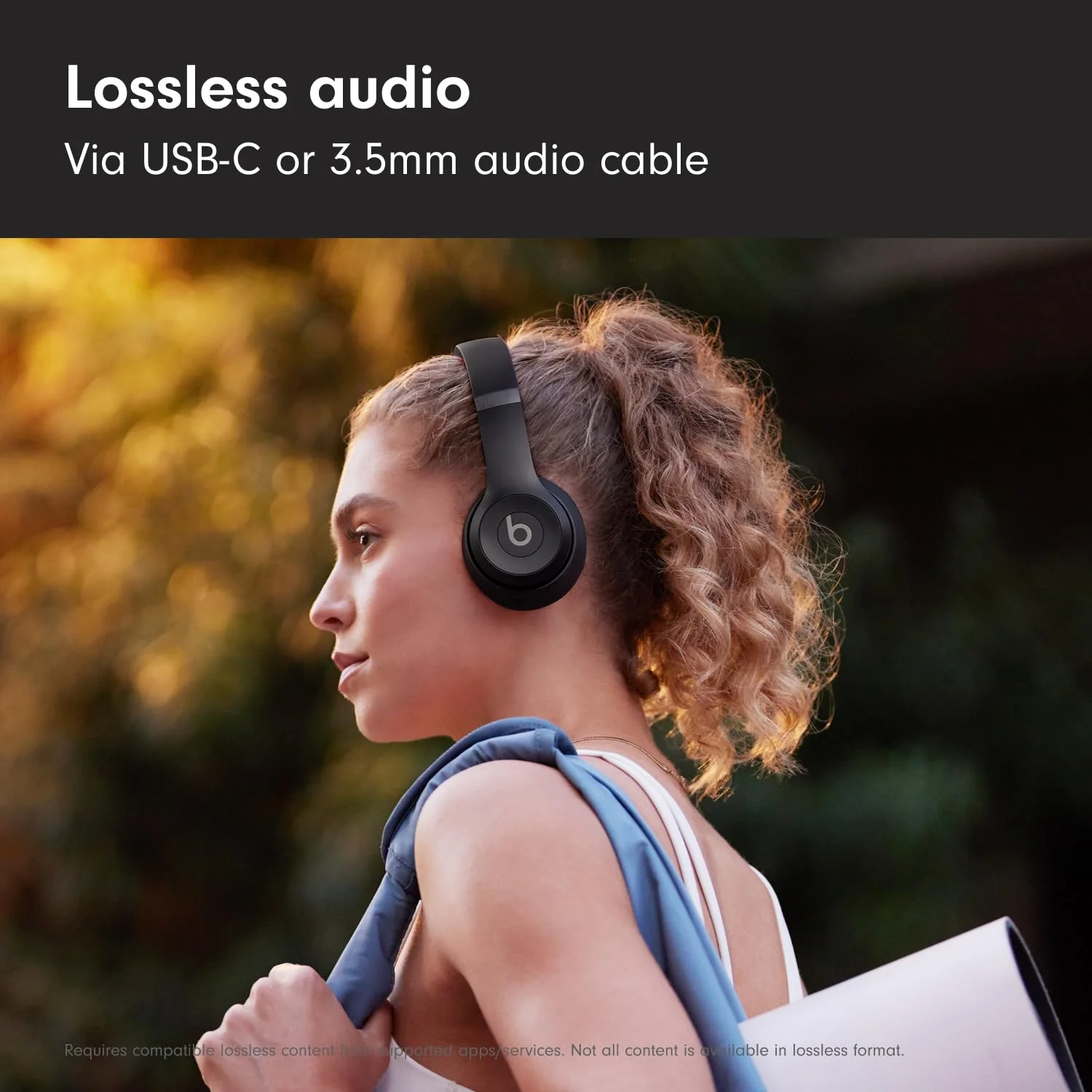 Beats Solo 4 – Wireless Bluetooth Over Ear Ultralight Headphones, Up to 50H of Battery Life, 10 min Fast Charge for 5H Battery, Mic w/Voice Assist, 3.5 mm, Apple & Android Compatible - Image 5