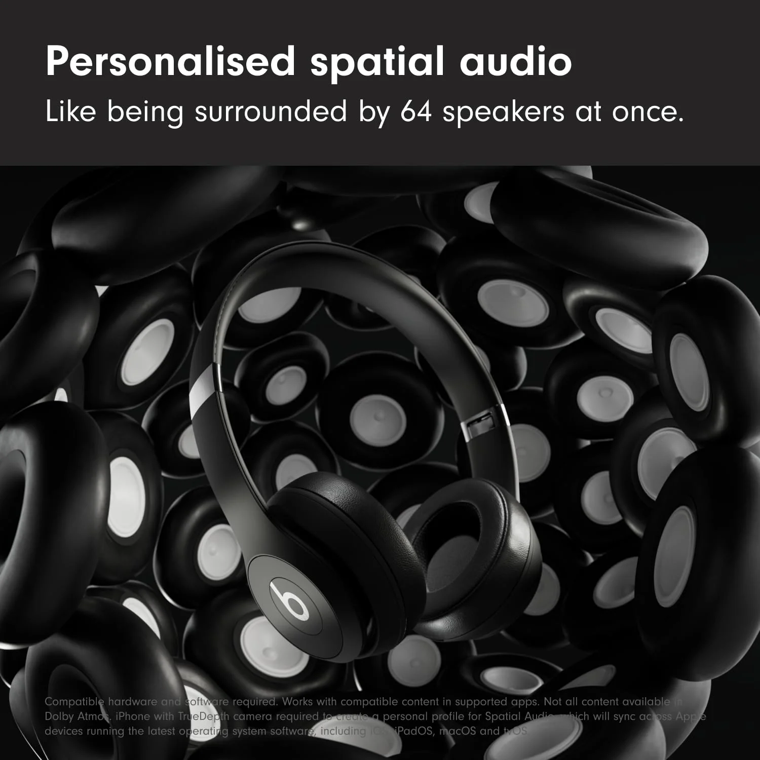 Beats Solo 4 – Wireless Bluetooth Over Ear Ultralight Headphones, Up to 50H of Battery Life, 10 min Fast Charge for 5H Battery, Mic w/Voice Assist, 3.5 mm, Apple & Android Compatible - Image 7