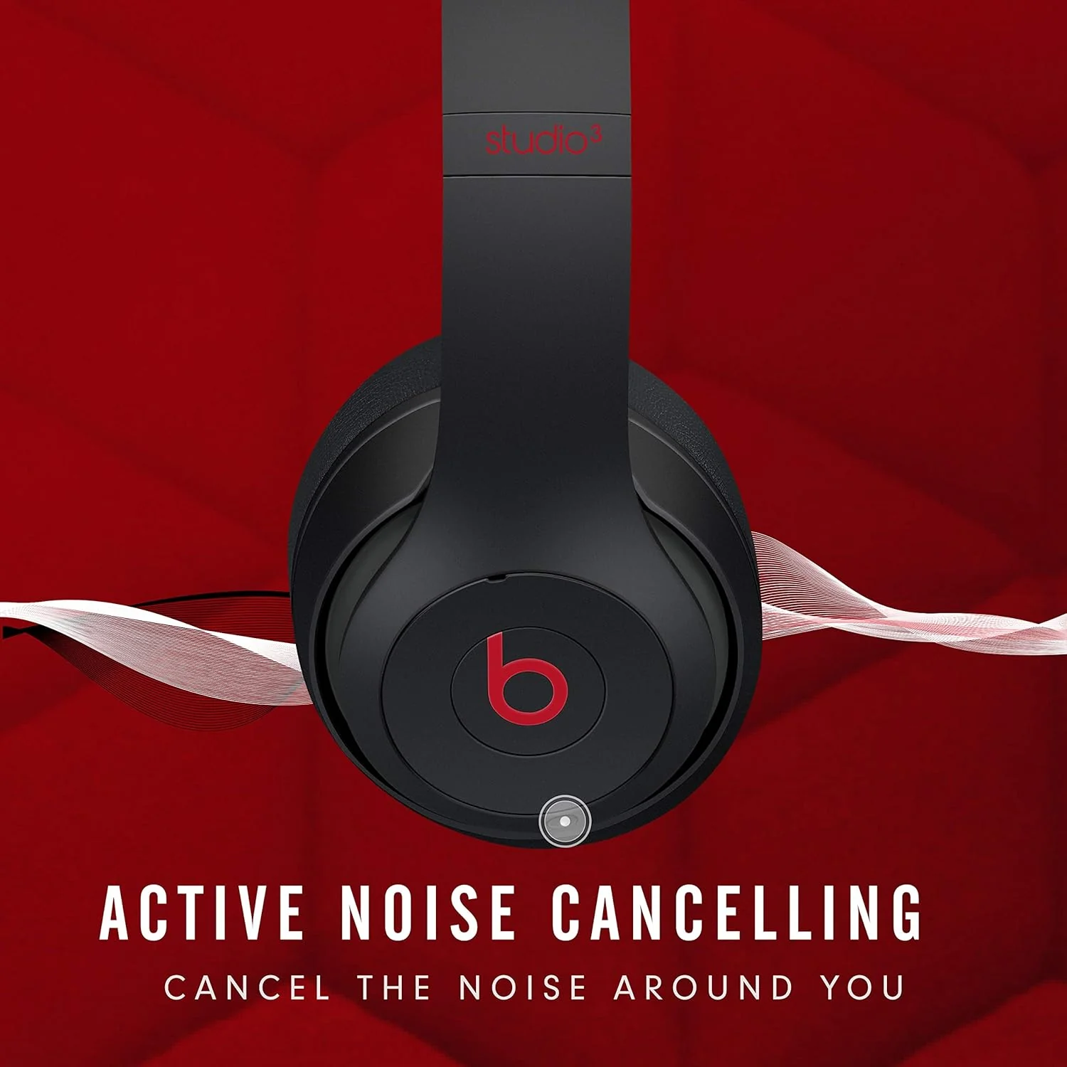 Beats Studio3 Bluetooth Headphones Decade Collection -Noise Canceling (Red/Blk) - Image 8