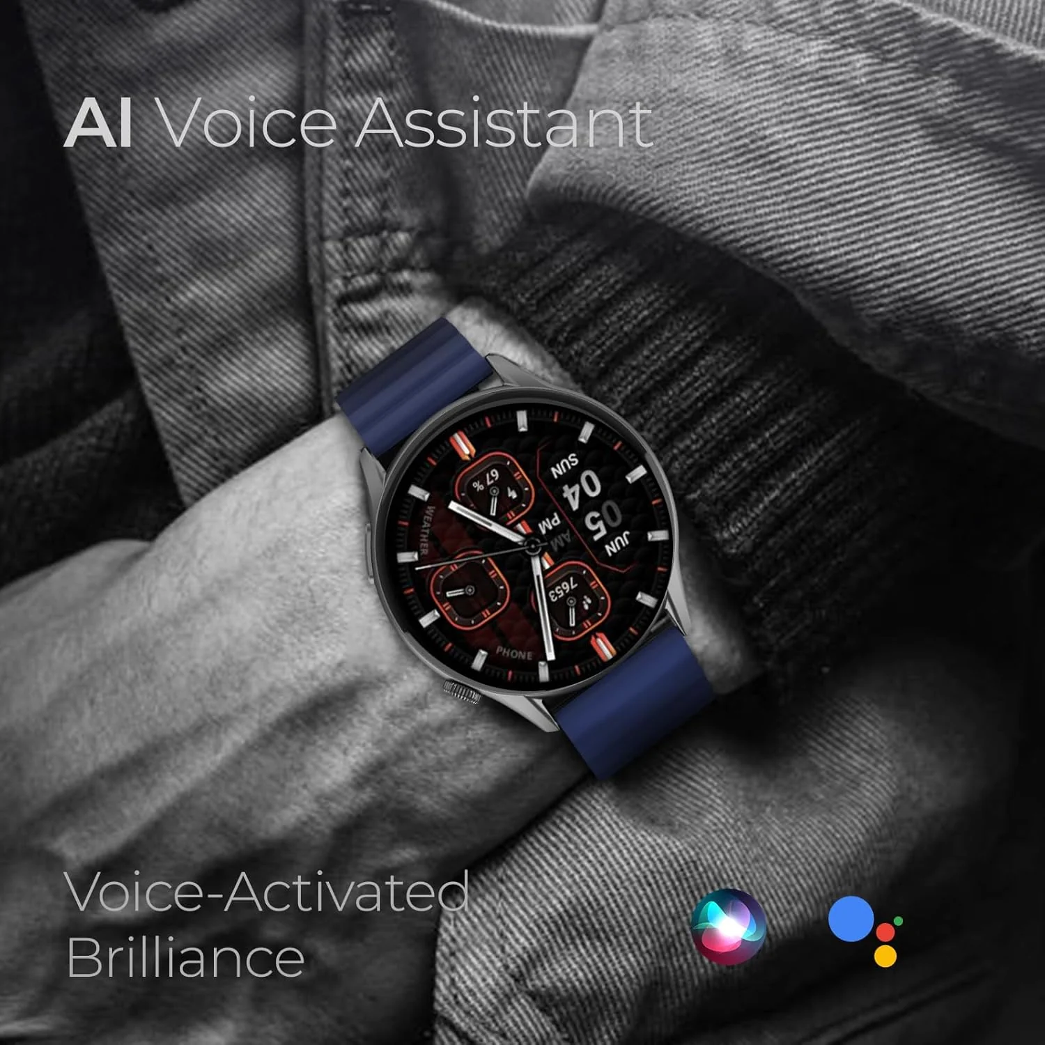 beatXP Evoke 1.43” Super Retina AMOLED Display Bluetooth Calling Smart Watch, 466 * 466px, 1000 Nits, 60Hz Refresh Rate, 100+ Sports Modes - Image 8