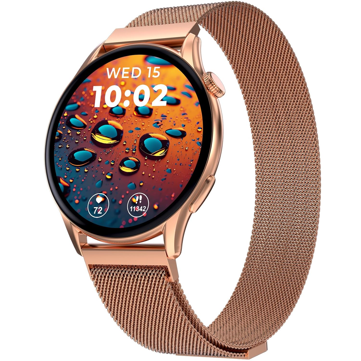 beatXP Evoke 1.43” Super Retina AMOLED Display Bluetooth Calling Smart Watch, 466 * 466px, 1000 Nits, 60Hz Refresh Rate, 100+ Sports Modes (Silver) - Image 9