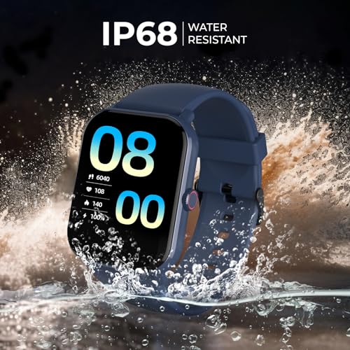 beatXP Marv Neo Smart Watch with 1.85” Ultra HD Display, Bluetooth Calling, 240*280px, AI Voice Assistant, 100+ Sports Modes, Heart Rate Monitoring, SpO2, IP68, Fast Charging, 100+ Watch Faces (Blue) - Image 6