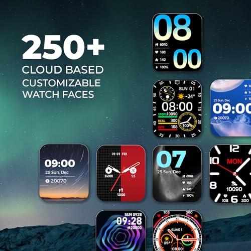 beatXP Marv Neo Smart Watch with 1.85” Ultra HD Display, Bluetooth Calling, 240*280px, AI Voice Assistant, 100+ Sports Modes, Heart Rate Monitoring, SpO2, IP68, Fast Charging, 100+ Watch Faces (Blue) - Image 7