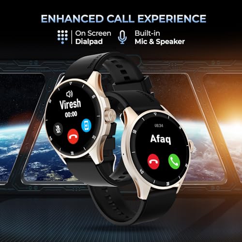 beatXP Vega Neo 1.43" (3.6 cm) Super AMOLED Display, One-Tap Bluetooth Calling Smart Watch, Metal Body, 466 * 466px, 500 Nits Brightness (Blue) - Image 3
