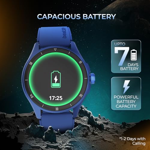 beatXP Vega Neo 1.43" (3.6 cm) Super AMOLED Display, One-Tap Bluetooth Calling Smart Watch, Metal Body, 466 * 466px, 500 Nits Brightness (Blue) - Image 8