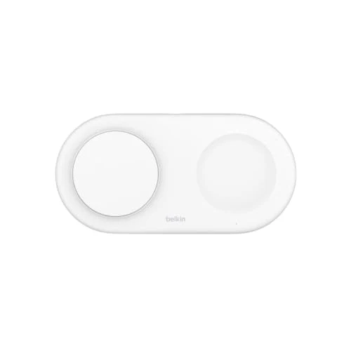 Belkin Magsafe 2-in-1 Wireless Charging Pad Qi2 15W| Additional USB-C Port | Fast Charging Station for iPhone 16, 15, & 14 Series, AirPods, and More - Image 3