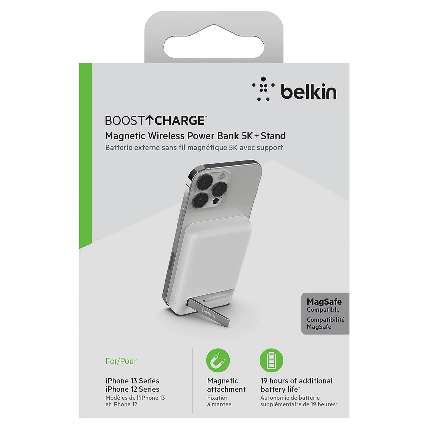 Belkin Quick Charge Magnetic Wireless Power Bank 5000mAh with Stand - Image 7