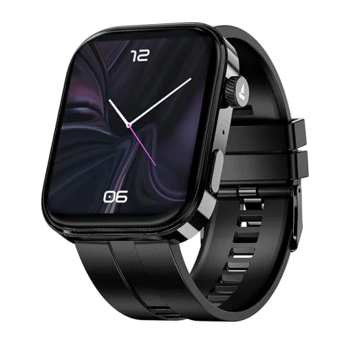 Boat Chrome Endeavour, Premium Metal Body, 1.96”(4.97cm) AMOLED Display,AI Coach Health Insights,Advanced S1 Processor,HRV,VO2 Max,Auto Watchface Refresh, Smart Watch for Men & Women (Active Black)